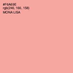 #F6A69E - Mona Lisa Color Image